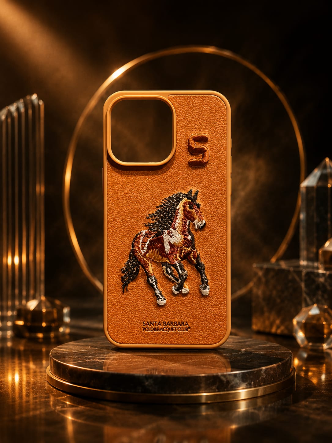 Luxury Polo Stitch Protective Case | iPhone 15 Pro Max