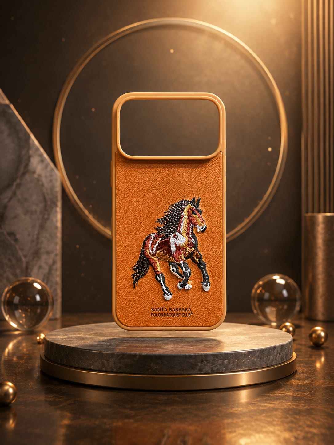 Luxury Polo Stitch Protective Case | iPhone 17 Pro
