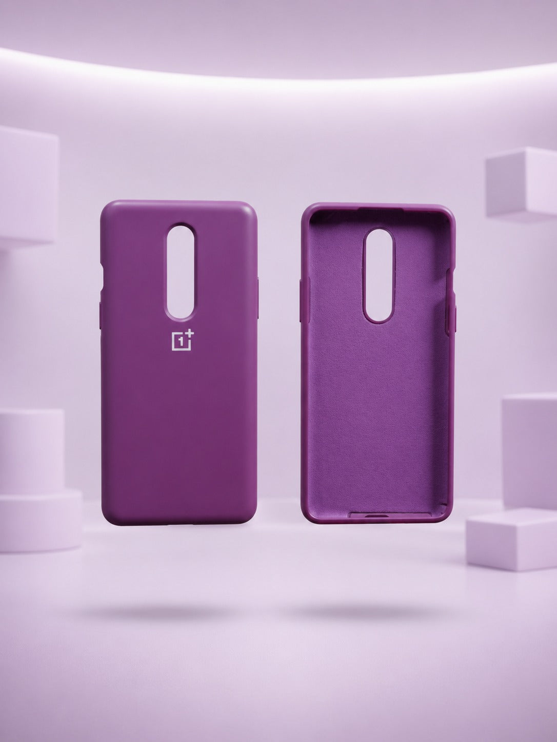 Official Original Case For OnePlus 8 Soft Liquid Silicone