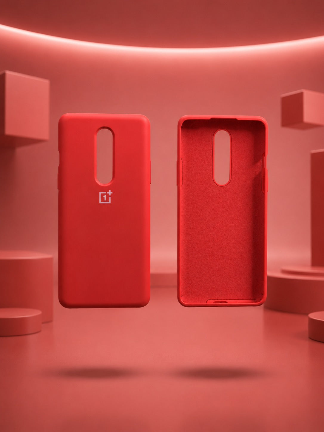 Official Original Case For OnePlus 8 Soft Liquid Silicone