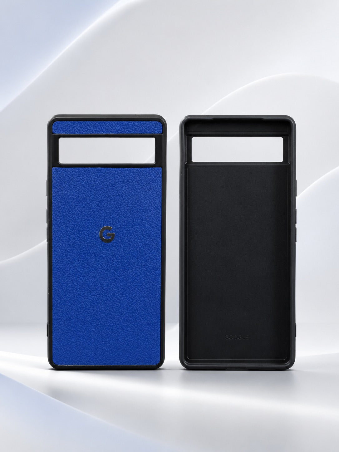 Luxury Genuine Leather Case for Google Pixel 6a with Logo