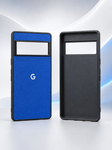 Luxury Genuine Leather Case for Google Pixel 6 Pro with Logo