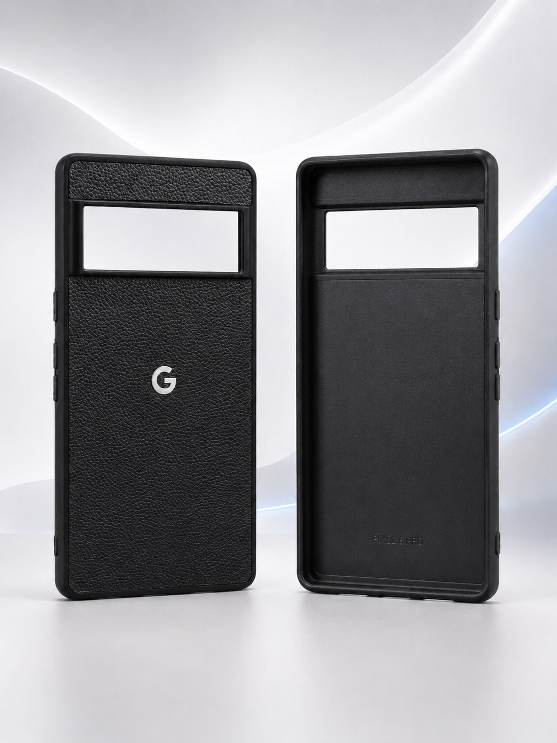 Luxury Genuine Leather Case for Google Pixel 6 Pro with Logo