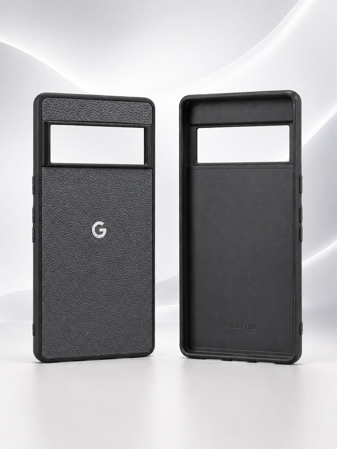 Luxury Genuine Leather Case for Google Pixel 6 Pro with Logo