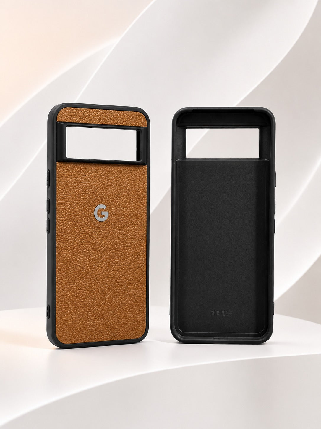 Official Premium Leather Case for Google Pixel 8 with Logo