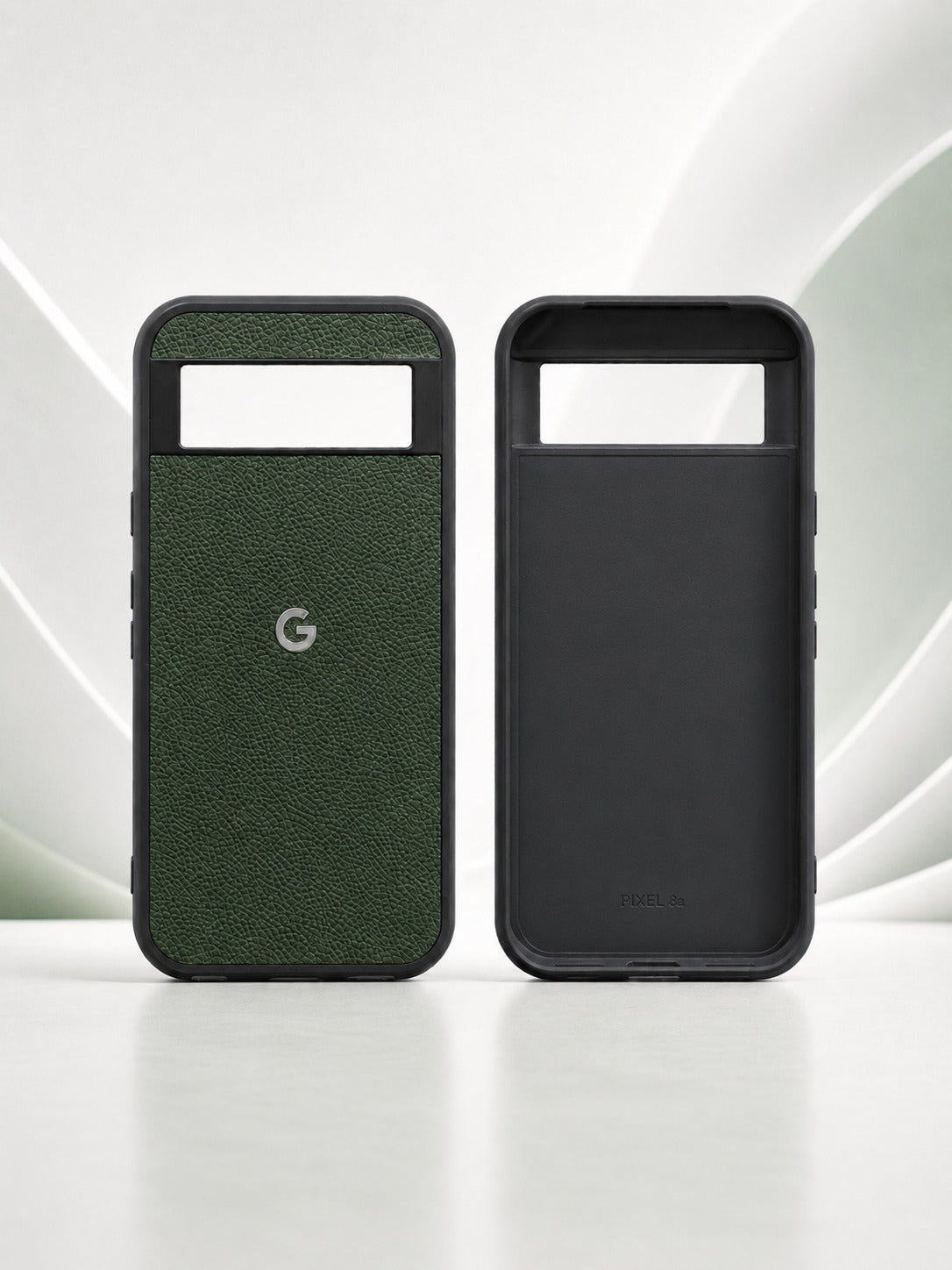 Official Premium Leather Case for Google Pixel 8a with Logo