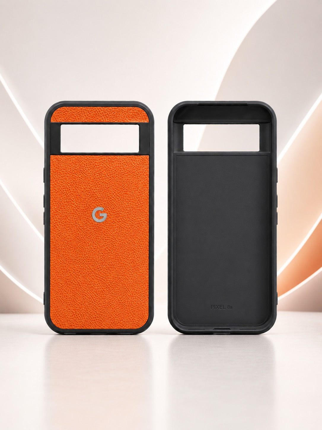 Official Premium Leather Case for Google Pixel 8a with Logo