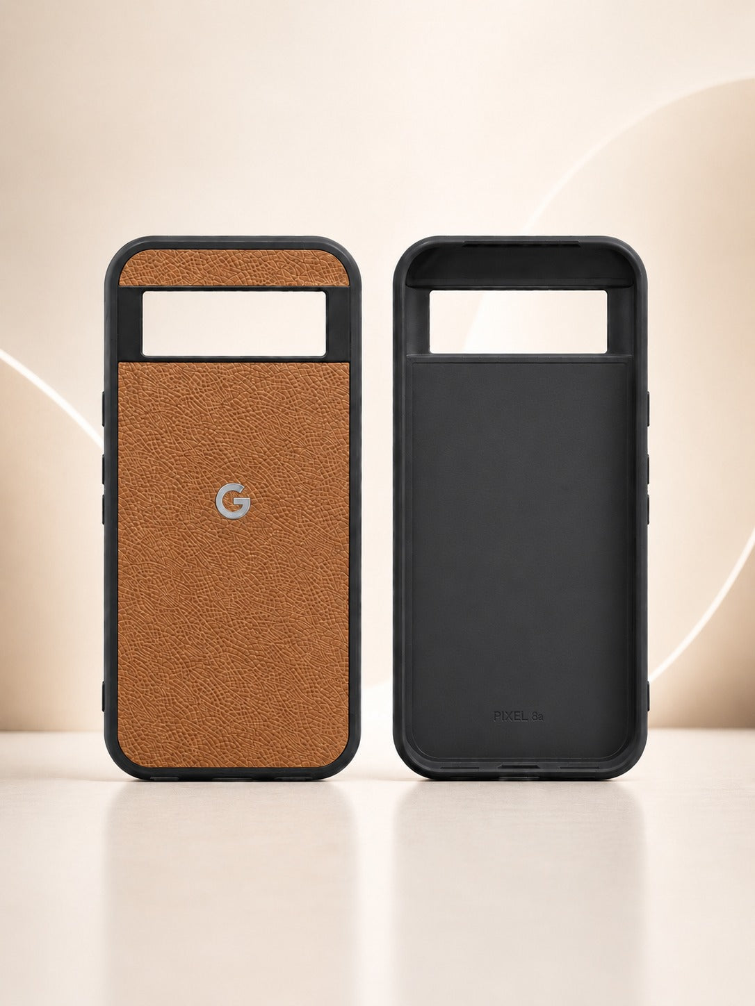 Official Premium Leather Case for Google Pixel 8a with Logo