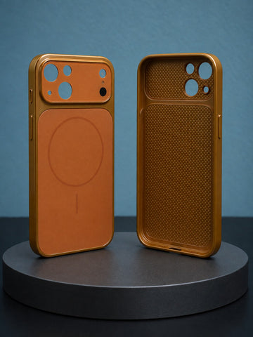AG Matte Glass Case for iPhone 13 – Frosted Anti-Fingerprint Back Cover with Lens Protector