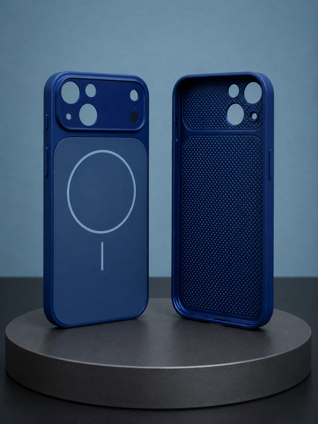 AG Matte Glass Case for iPhone 13 – Frosted Anti-Fingerprint Back Cover with Lens Protector