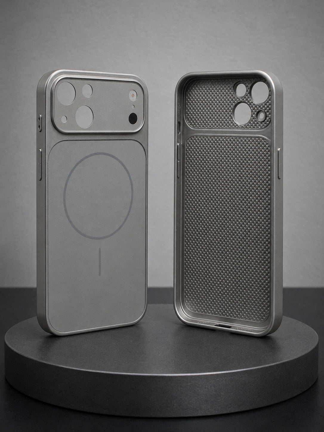 AG Matte Glass Case for iPhone 13 – Frosted Anti-Fingerprint Back Cover with Lens Protector
