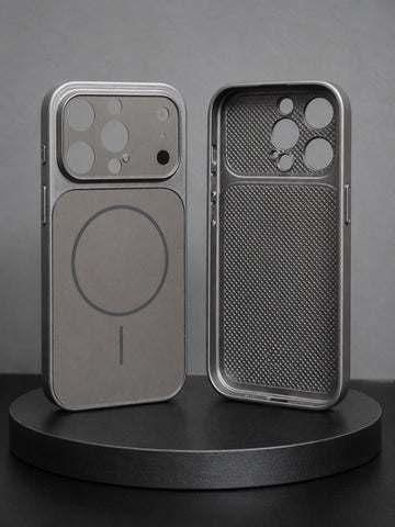 AG Matte Glass Case for iPhone 14 Pro – Frosted Anti-Fingerprint Back Cover with Lens Protector