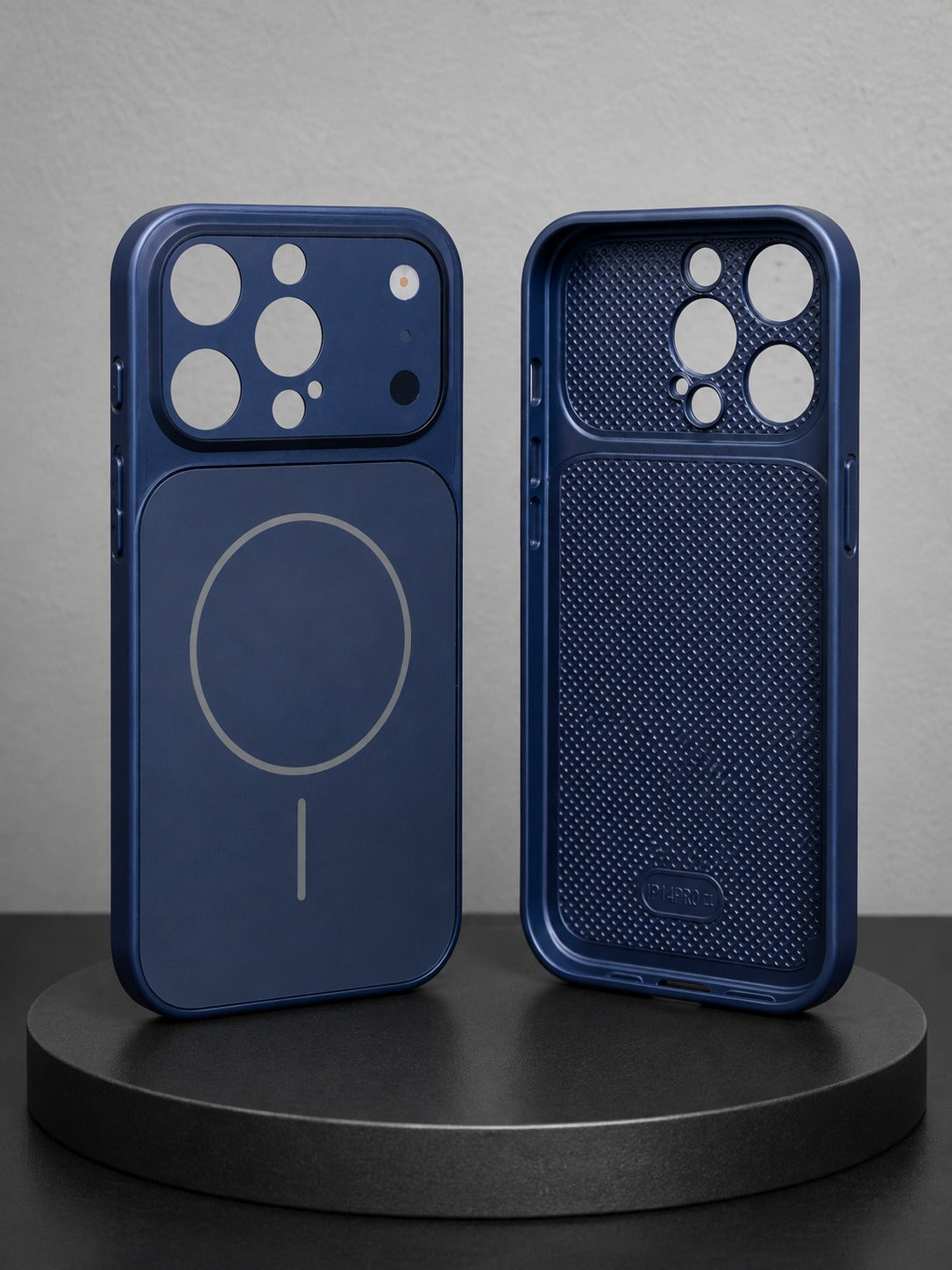 AG Matte Glass Case for iPhone 14 Pro – Frosted Anti-Fingerprint Back Cover with Lens Protector