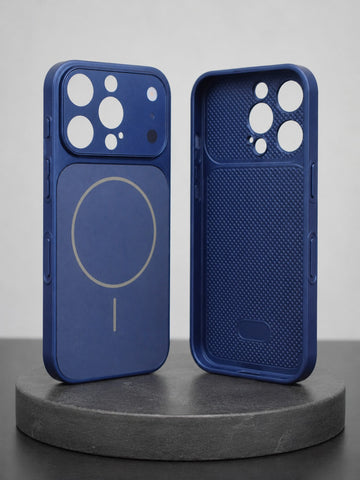 AG Matte Glass Case for iPhone 16 Pro – Frosted Anti-Fingerprint Back Cover with Lens Protector