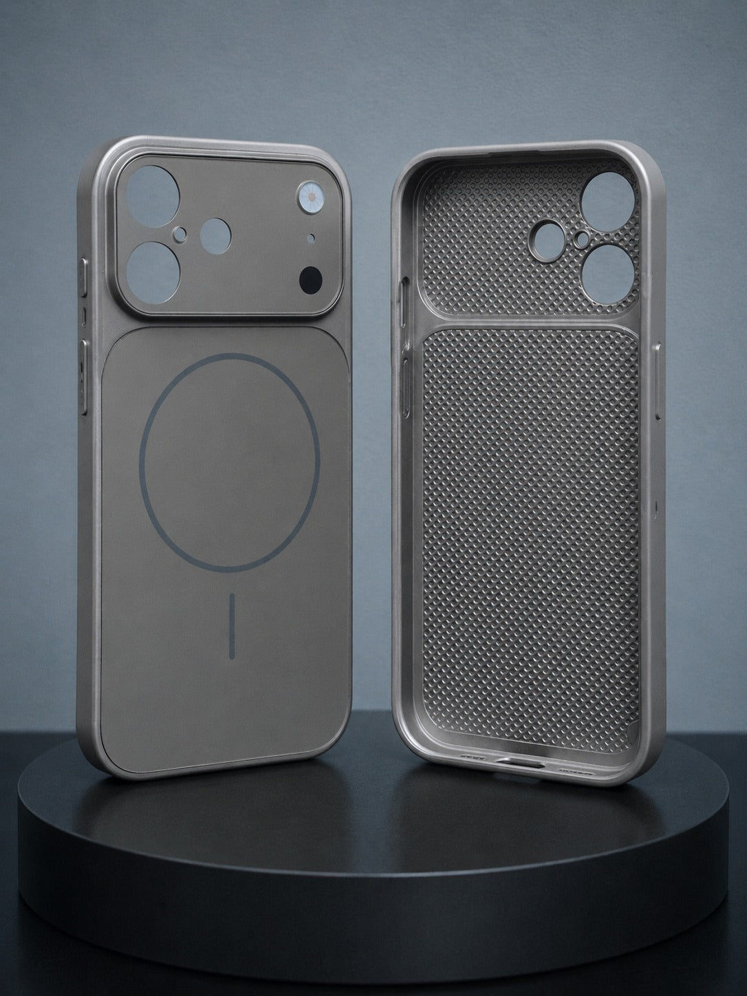 AG Matte Glass Case for iPhone 17 – Frosted Anti-Fingerprint Back Cover with Lens Protector