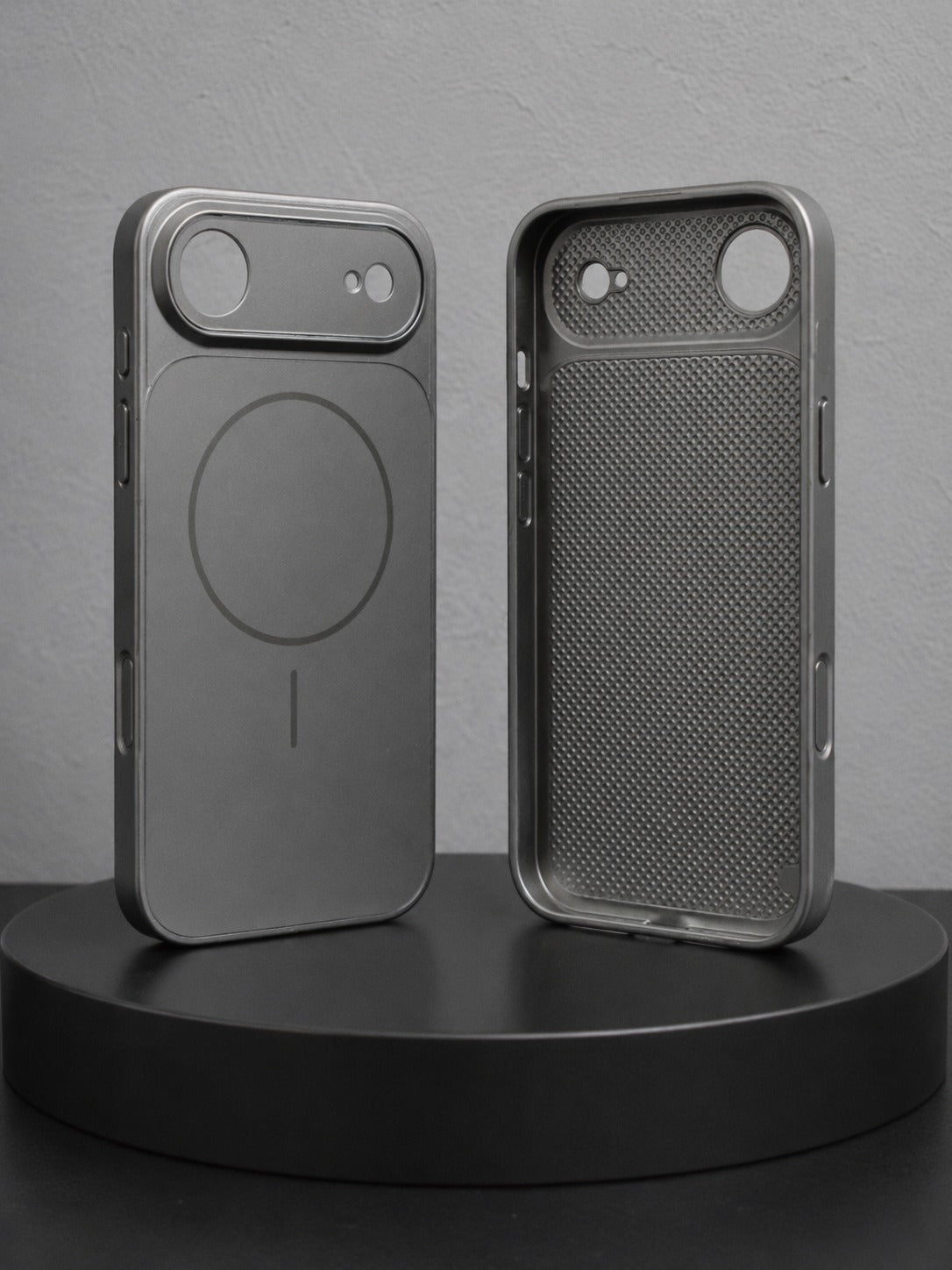 AG Matte Glass Case for iPhone 17 Air – Ultra-Slim Frosted Anti-Fingerprint Back Cover with Lens Protector