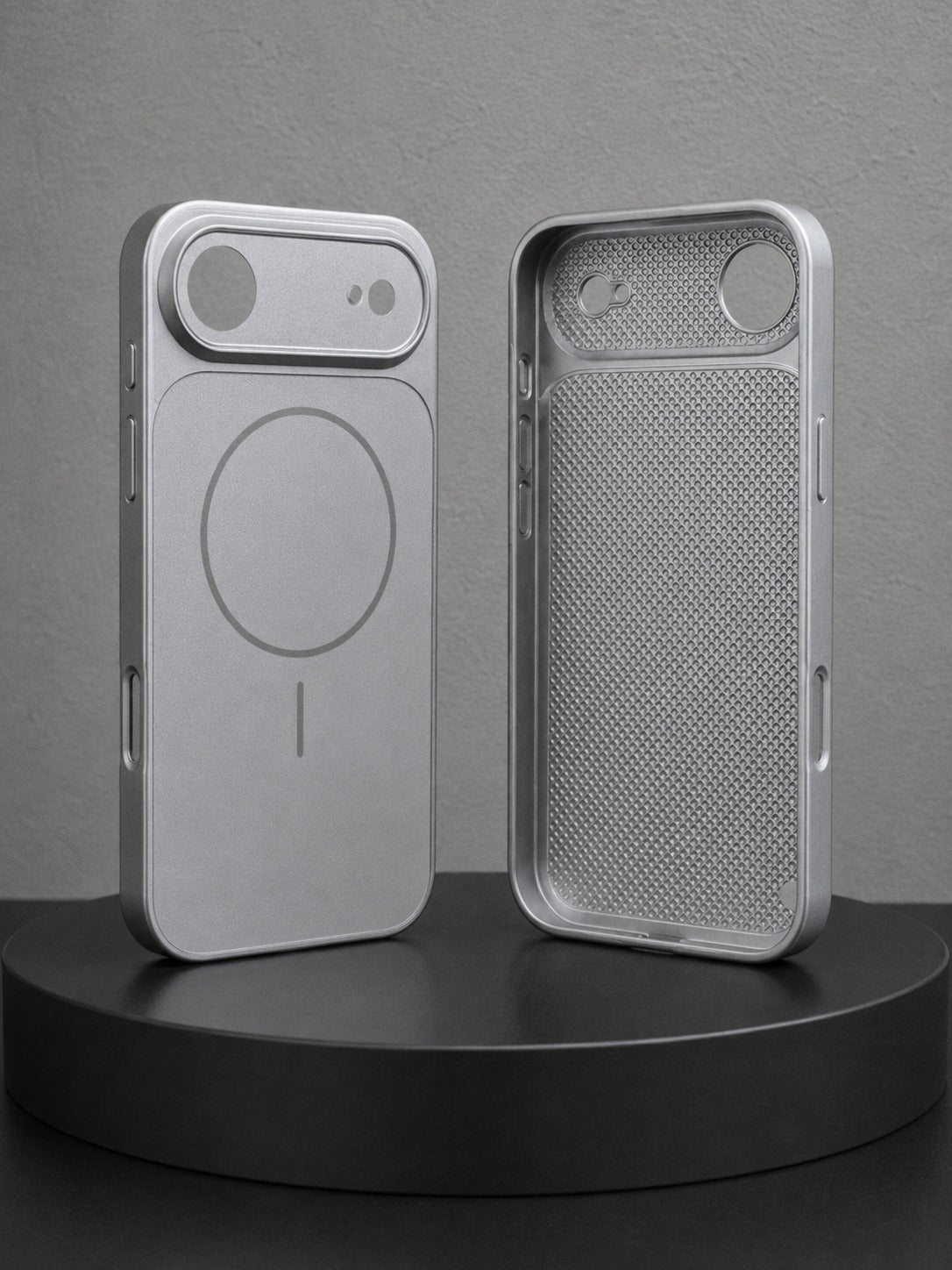 AG Matte Glass Case for iPhone 17 Air – Ultra-Slim Frosted Anti-Fingerprint Back Cover with Lens Protector