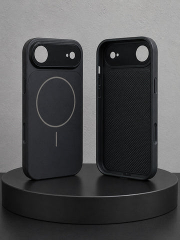 AG Matte Glass Case for iPhone 17 Air – Ultra-Slim Frosted Anti-Fingerprint Back Cover with Lens Protector