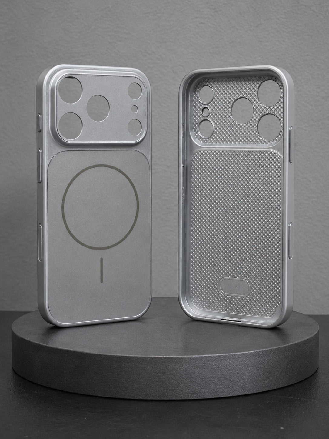 AG Matte Glass Case for iPhone 17 Pro – Frosted Anti-Fingerprint Back Cover with Lens Protector