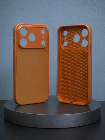 AG Matte Glass Case for iPhone 17 Pro – Frosted Anti-Fingerprint Back Cover with Lens Protector