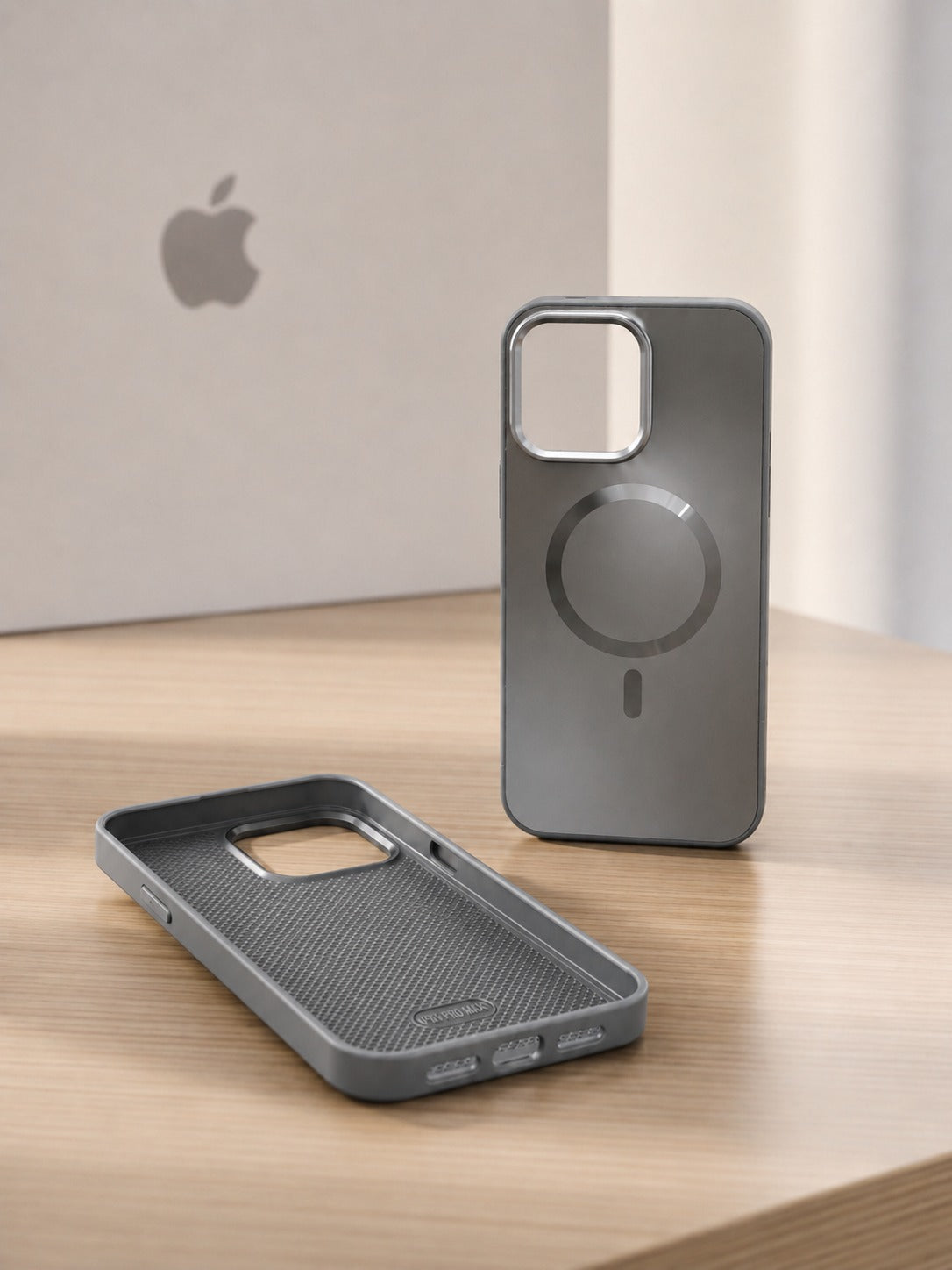 Metallic Titanium Case for iPhone 14 Pro Max
