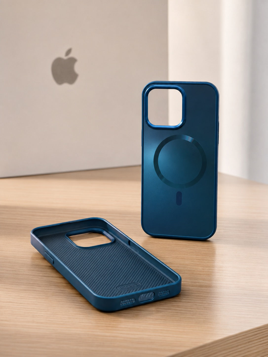 Metallic Titanium Case for iPhone 15 Pro