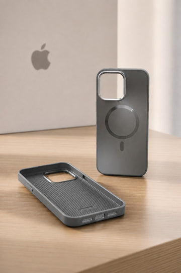 Metallic Titanium Case for iPhone 15 Pro
